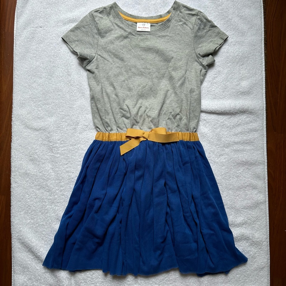 Hanna Andersson Blue Tulle Skirt Dress size 10